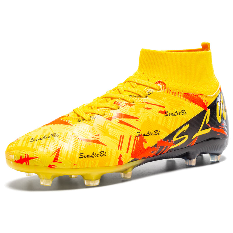 Menโs Soccer Cleats Lightweight Football Boots Speed Training Shoes